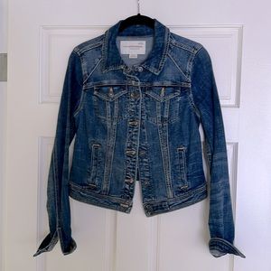 Denim jacket from Anthropologie